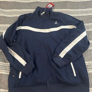 Nike Jumpman Jordan Navy and White Jacket Men’s size medium
